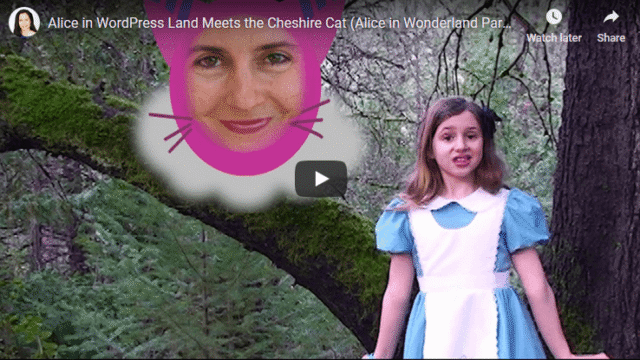 Part 3) Alice meets the Cheshire cat