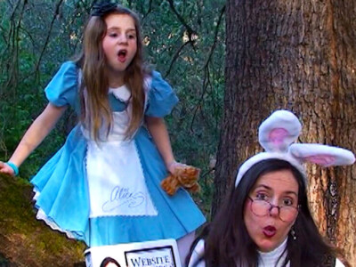 Alice Meets the White Rabbit